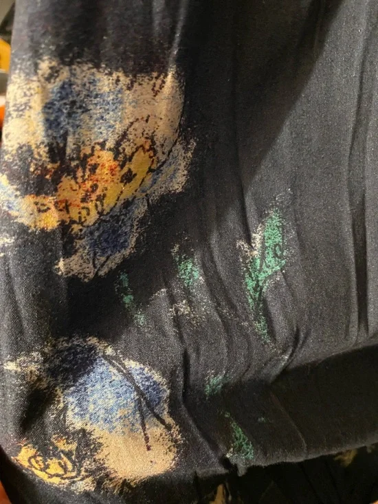 Relaxed Seaside Print Harem Pants - Blue - Picture 8 of 8